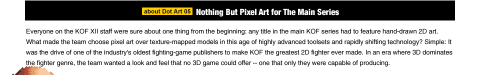 about Dot Art 05 Nothing But Pixel Art for The Main Series